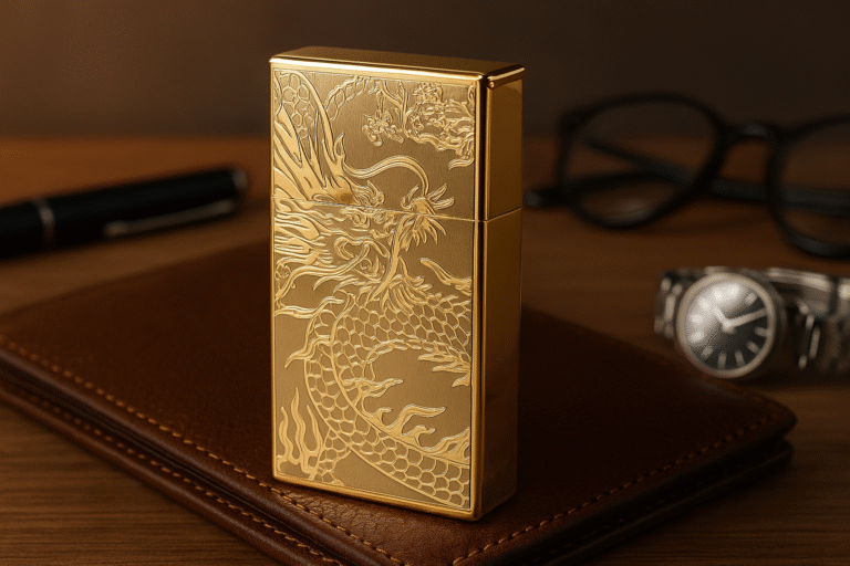GoldenDragon Premium Metal Çakmak