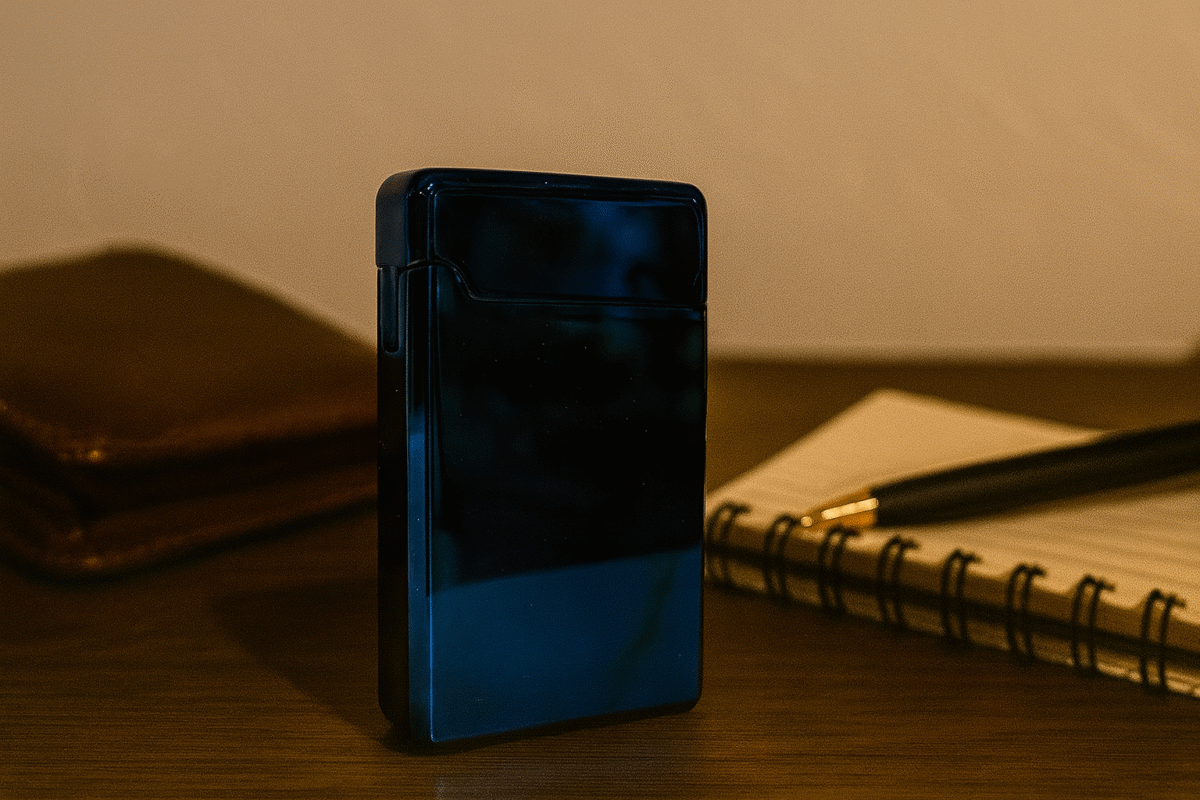 Midnight Blue Premium Metal Çakmak
