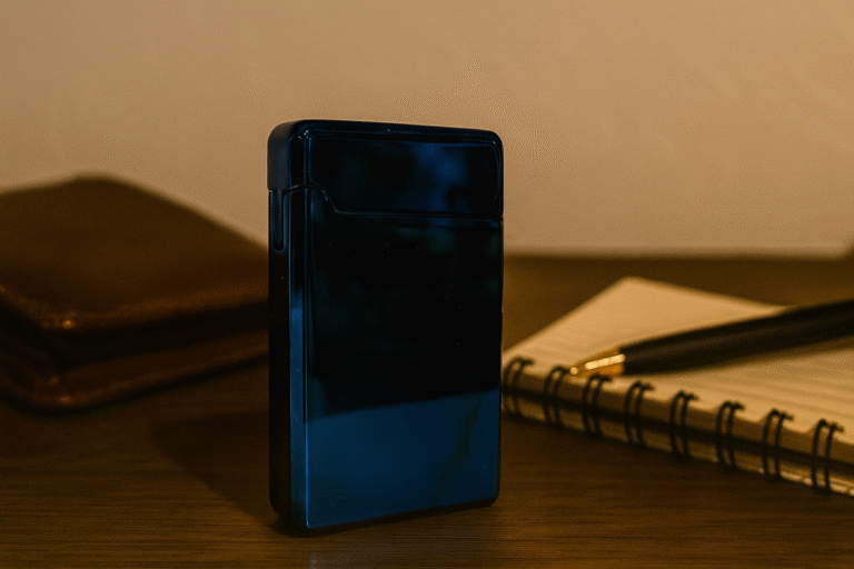 Midnight Blue Premium Metal Çakmak