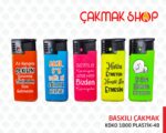 Koko 1800 Turbo Baskılı Plastik Çakmak