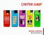 BK Jet Turbo Baskılı Plastik Çakmak - Görsel 3