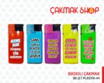 BK Jet Turbo Baskılı Plastik Çakmak