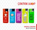 BK Jet Turbo Baskılı Plastik Çakmak - Görsel 7
