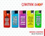 BK Jet Turbo Baskılı Plastik Çakmak - Görsel 8