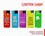 BK Jet Turbo Baskılı Plastik Çakmak - Görsel 9
