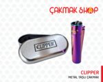 Clipper Taşlı Metal Çakmak - Görsel 2