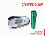 Clipper Taşlı Metal Çakmak - Görsel 3