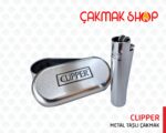 Clipper Taşlı Metal Çakmak - Görsel 4