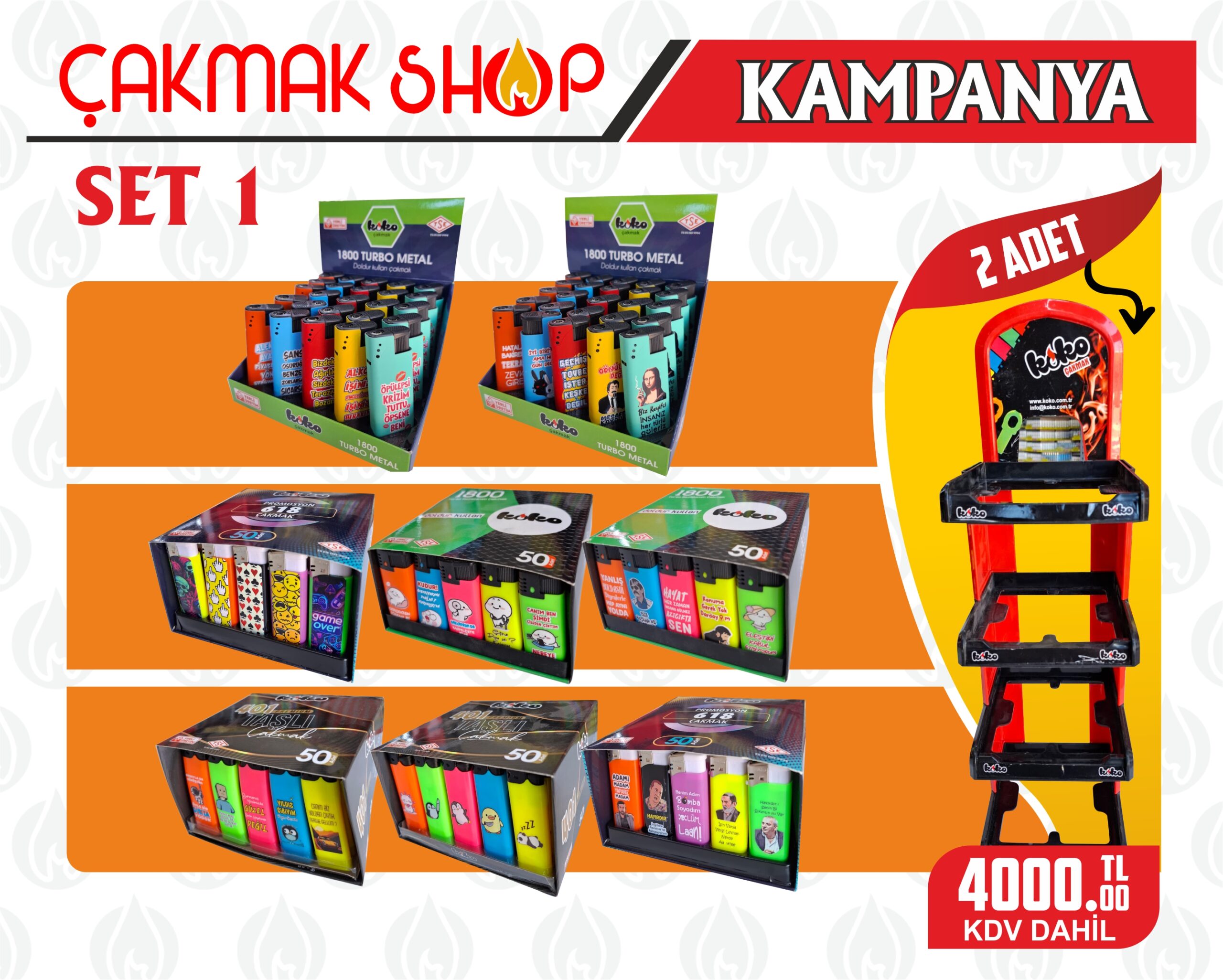 SET 1 FİYAT ÇAKMAKSHOP KAMPANYA SET 1 - Görsel 1