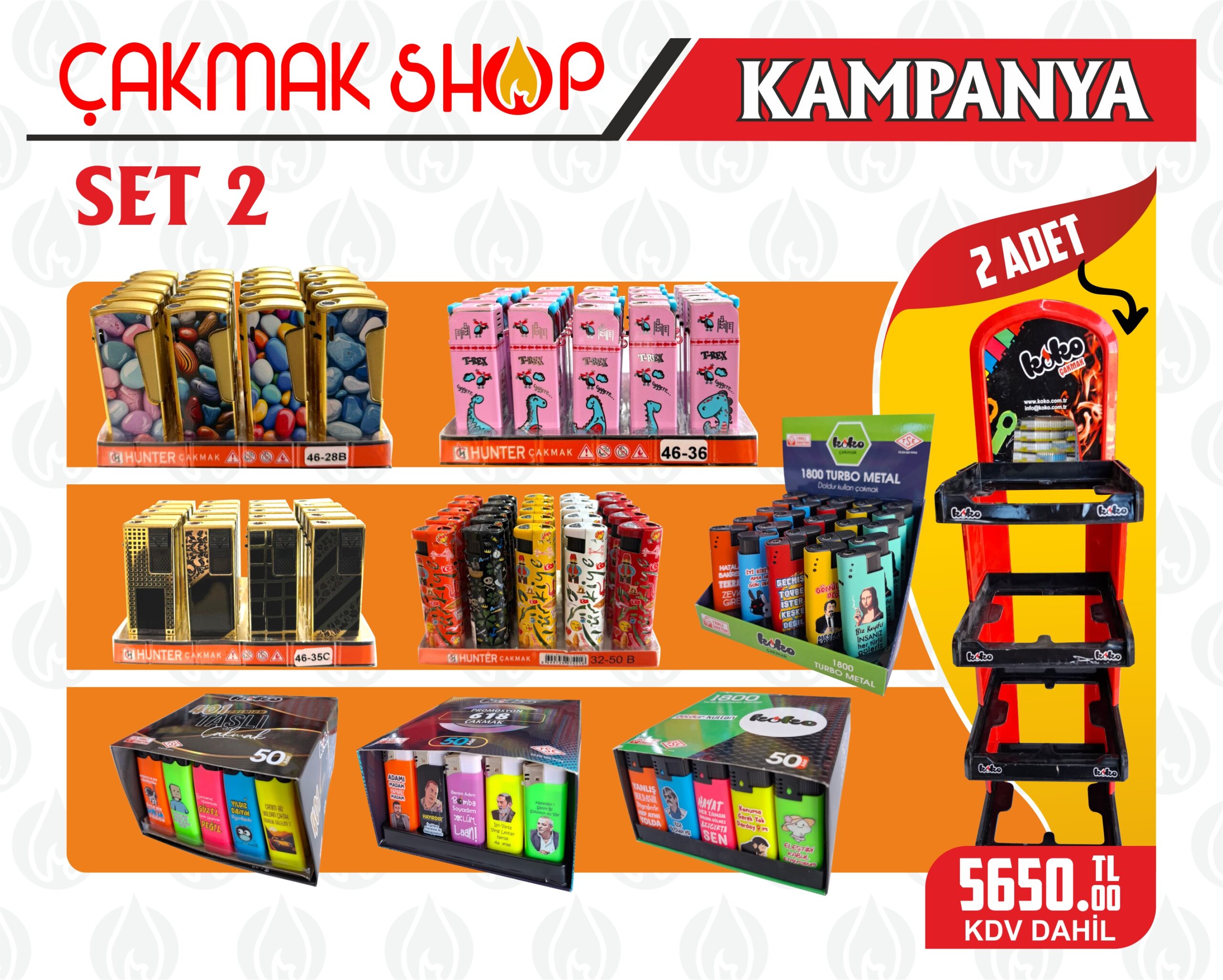SET 2 FİYAT ÇAKMAKSHOP KAMPANYA SET 2 - Görsel 1